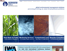 Tablet Screenshot of oceans-esu.com